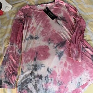 Tie dye long sleeve top